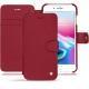 Housse cuir Apple iPhone 8 Plus - Rouge passion