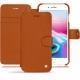 Apple iPhone 8 Plus leather case - Orange vibrant