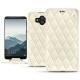 Housse cuir Huawei Mate 10 - Blanc - Couture ( Bologna - White ) 