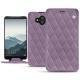 Housse cuir Huawei Mate 10 - Lilas - Couture ( Nappa - Pantone 2645U ) 