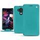 Housse cuir Huawei Mate 10 Pro - Bleu fluo