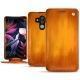 Huawei Mate 10 Pro leather case - Orange Patine