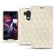 Housse cuir Huawei Mate 10 Pro - Blanc escumo - Couture