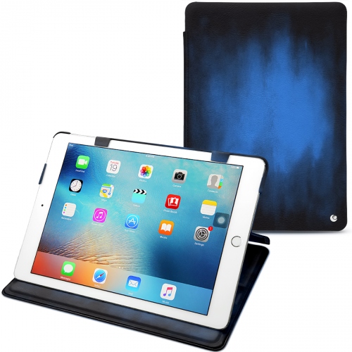 Lederschutzhülle Apple iPad 9.7' (2017)Bleu Patine