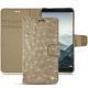 Capa em pele Huawei Mate 10 - Autruche desert