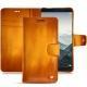 Huawei Mate 10 leather case - Orange Patine