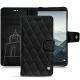 Custodia in pelle Huawei Mate 10 - Negre poudro - Couture