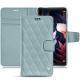 Funda de piel Huawei Mate 10 Pro - Bleu ciel - Couture ( Nappa - Pantone 277C ) 