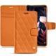 Custodia in pelle Huawei Mate 10 Pro - Orange - Couture ( Nappa - Pantone 1495U ) 