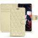 レザーケース Huawei Mate 10 Pro - Ivoire - Couture ( Sleek P C12 - White ) 