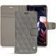 Huawei Mate 10 Pro leather case - Acier vintage - Couture