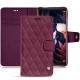 Capa em pele Huawei Mate 10 Pro - Prune vintage - Couture