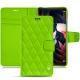 Huawei Mate 10 Pro leather case - Vert fluo - Couture