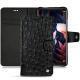 Capa em pele Huawei Mate 10 Pro - Autruche nero