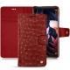 Housse cuir Huawei Mate 10 Pro - Autruche ciliegia