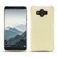 Coque cuir Huawei Mate 10 - Ivoire ( Sleek P C12 - White ) 