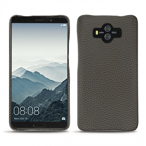 硬质真皮保护套 Huawei Mate 10Anthracite ( Pantone #41403c ) 