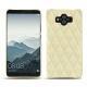 Coque cuir Huawei Mate 10 - Ivoire - Couture ( Sleek P C12 - White ) 