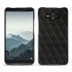 Coque cuir Huawei Mate 10 - Negre poudro - Couture