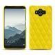 Huawei Mate 10 leather cover - Jaune fluo - Couture