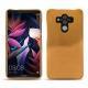 Huawei Mate 10 Pro leather cover - Or Maïa ( Pantone 871C ) 