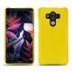 Huawei Mate 10 Pro leather cover - Jaune fluo