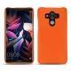 Coque cuir Huawei Mate 10 Pro - Orange fluo