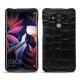 Coque cuir Huawei Mate 10 Pro - Crocodile nero