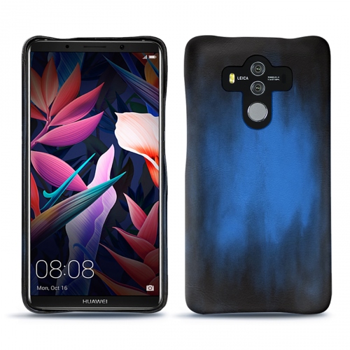 Custodia in pelle Huawei Mate 10 ProBleu Patine