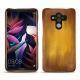 Coque cuir Huawei Mate 10 Pro - Doré Patine