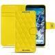 Funda de piel  Google Pixel 2 XL - Jaune fluo - Couture