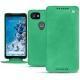 Housse cuir Google Pixel 2 XL - Menthe vintage ( Pantone 562C ) 