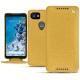 Housse cuir Google Pixel 2 XL - Mimosa ( Pantone 141C ) 