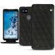 Funda de piel Google Pixel 2 XL - Ebène - Couture ( Sleek P C12 - Black ) 