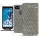 가죽 커버 Google Pixel 2 XL - Acier vintage - Couture