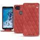 Google Pixel 2 XL leather case - Cerise vintage - Couture