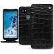 Custodia in pelle Google Pixel 2 XL - Crocodile nero