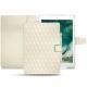 Housse cuir Apple iPad Pro 10,5" - Blanc - Couture ( Bologna - White ) 