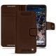 Google Pixel 2 leather case - Châtaigne ( Pantone 476C ) 