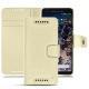 Housse cuir Google Pixel 2 - Ivoire ( Sleek P C12 - White ) 