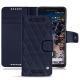 Google Pixel 2 leather case - Cobalt - Couture ( Pantone 2766C ) 