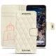 Housse cuir Google Pixel 2 - Blanc escumo - Couture