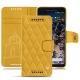 Housse cuir Google Pixel 2 - Jaune soulèu - Couture