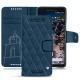 Housse cuir Google Pixel 2 - Blu mediterran - Couture