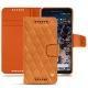Housse cuir Google Pixel 2 - Mandarine vintage - Couture