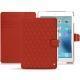 Housse cuir Apple iPad 9.7" (2017) - Papaye - Couture ( Pantone 180C ) 