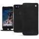 Google Pixel 2 leather case - Negre poudro