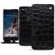 Google Pixel 2 leather case - Crocodile nero