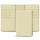 Etui passeport - 8 cartes de crédit - Ivoire ( Sleek P C12 - White ) 