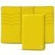 Leather case for passport - 8 credit cards - Jaune fluo